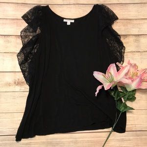 Laura Conrad Black Lace Top 💥SALE
